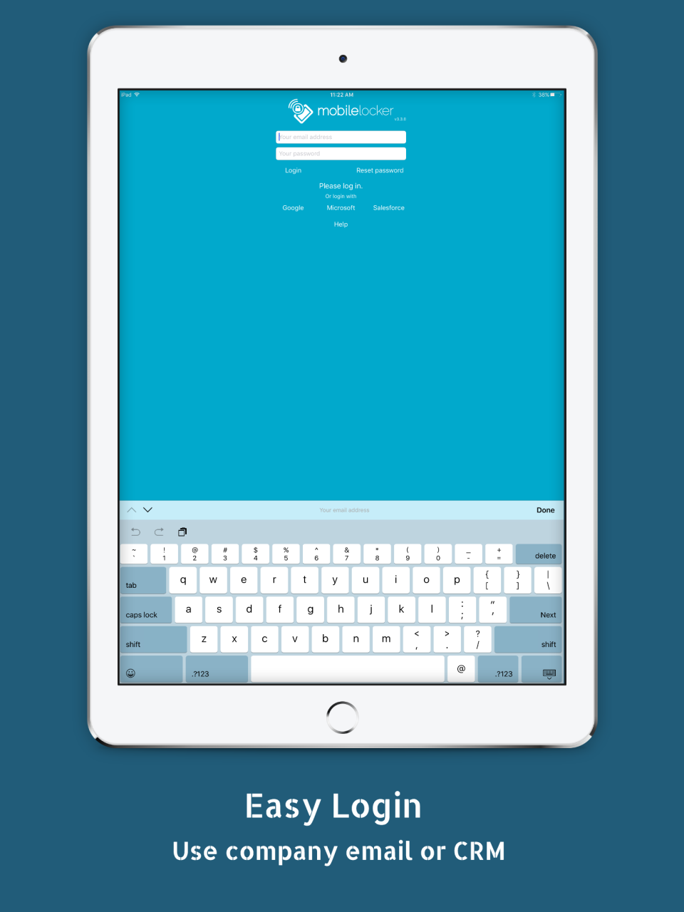 screenshot of Mobile Locker